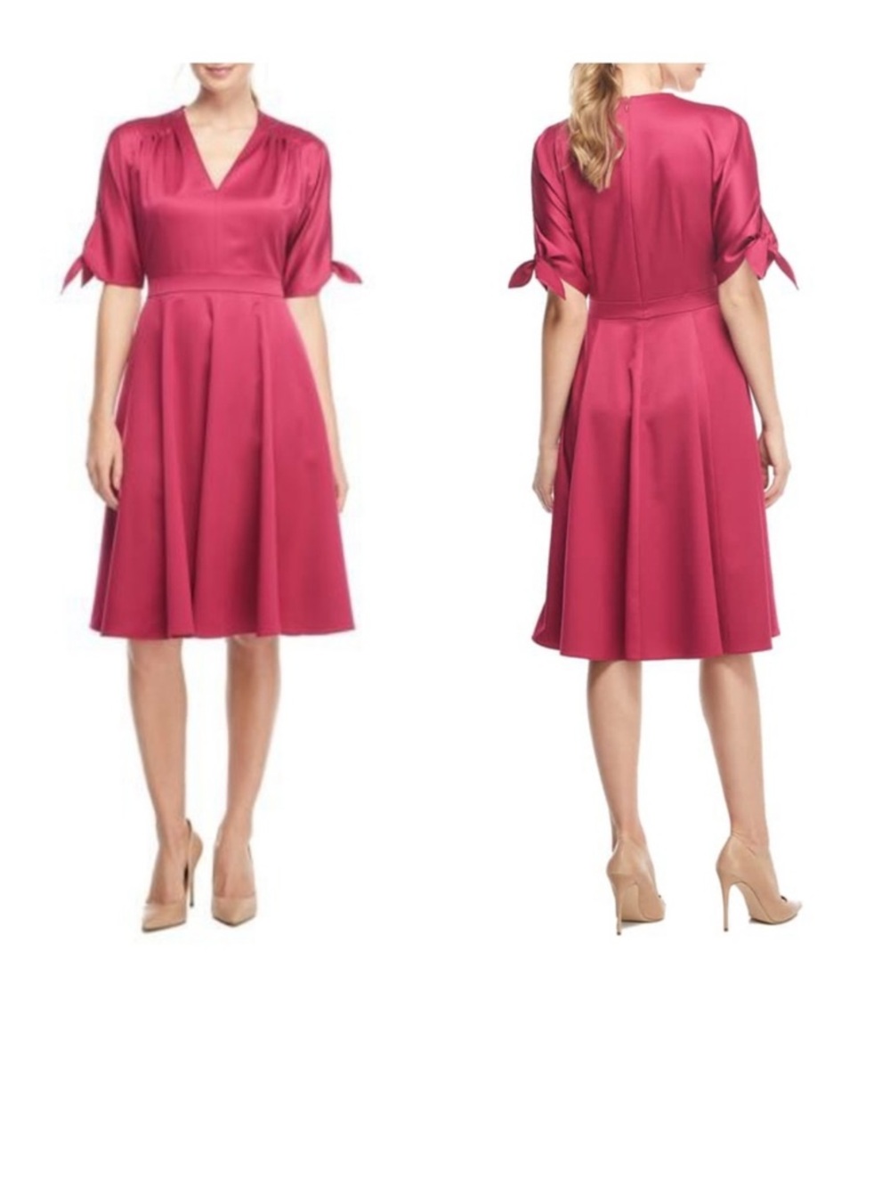 Gal Meets Glam Debbie Butter Satin Dress Size 10